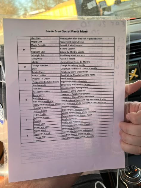 7brew Secret Menu Drinks, 7 Brew Drinks Orders Coffee, 7 Brew Drinks Orders, 7 Brew Coffee Recipes, 7brew Drinks, Dunkin Drinks, Coffee Orders, Orange Sherbert, Iced Starbucks Drinks