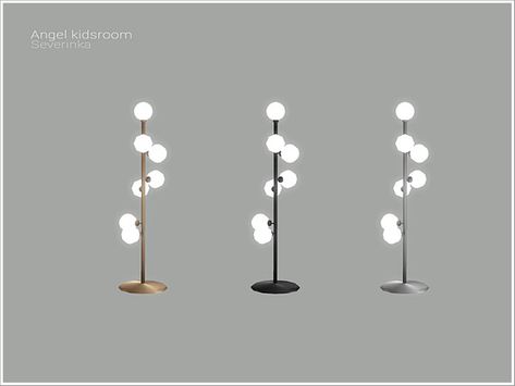 Severinka_'s [Angel kidsroom] - floor lamp Sims4 Furniture, Sims 4 Cc Furniture Living Rooms, Sims Furniture, Sims 4 Tsr, Die Sims 4, Sims Houses, The Sims 4 Pc, Sims 4 Bedroom, Cc Furniture