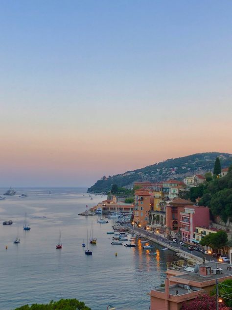 france, city, ocean A Town With An Ocean View, Coastal City Aesthetic, Sea Side City, Beach City Aesthetic, Neighborhood Ideas, Mediterranean City, Beach Cities, Shark Boy, City By The Sea