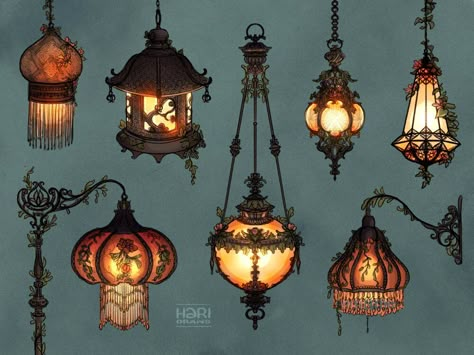 Queer Comics, Wizard Tower, Lantern Drawing, 3d Karakter, Props Concept, Props Art, Light In The Darkness, Fantasy Props, Prop Design