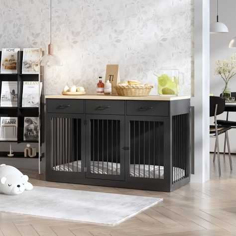 Description     Introducing our Modern Large Dog Crate with Storage Drawers, designed to combine functionality with sophistication. Large Dog Crate Furniture, Heavy Duty Dog Kennel, Dog Crate Table, Furniture Style Dog Crate, Wood Dog Crate, Crate End Tables, Diy Dog Crate, Wooden Dog Crate, Dog Kennel Furniture