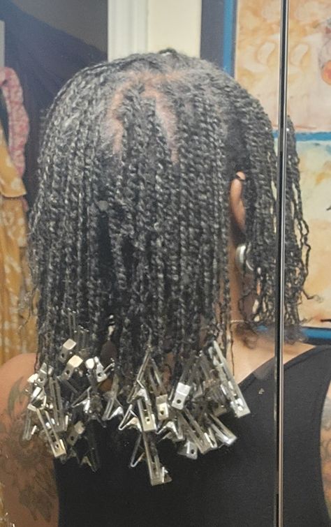 Style Mini Twists, Length Retention Natural Hair, Mini Twists Natural Hair, Length Retention, Cute Natural Hairstyles, Really Long Hair, Dreadlock Styles, Dyed Hair Inspiration, Natural Hair Twists