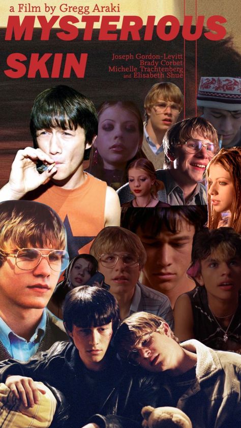 Wendy Mysterious Skin Outfits, Mysterious Skin Wallpaper, Mysterious Skin Poster, Mysterious Skin Aesthetic, 00s Movies, Men's Makeup, Gregg Araki, Crop Top Boys, Mysterious Skin