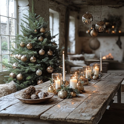 12 Cozy Scandinavian Style Christmas Decor Tips Aspen Christmas Decor, Nordic Christmas Centerpiece, Christmas Table Scandi, Nordic Christmas Table Decorations, Scandinavian Christmas Centerpiece, Scandinavian Winter Decor, Swedish Decorating Ideas, Hygge Winter Decor, Xmas Minimalist