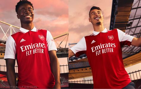 Arsenal 2022/23 adidas Home Kit Arsenal 2022, Blitz Design, Arsenal Football Club, Adidas Three Stripes, Football Fashion, Arsenal Football, Soccer Socks, Youth Soccer, Adidas Football