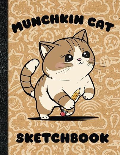 Munchkin Cat Sketchbook: Cute Kawaii Large Munchkin Cat Notebook for Drawing, 8.5 x 11, 112 Blank Pages Big Book, great for Girls, Boys & Munchkin Cat Lovers Cat Notebook, Munchkin Cat, Big Book, Cute Kawaii, For Girls, Cat Lovers, Notebook, Kawaii