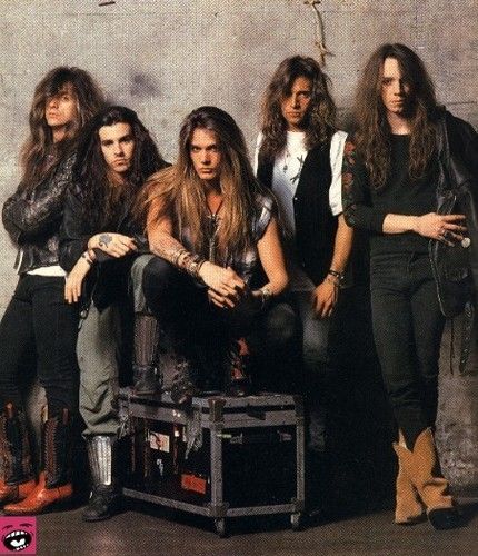 Skid Row 80s, Do Rock, Skid Row Band, Rock Photoshoot, Rock Band Photos, 80s Metal, Band Photoshoot, 80s Hair Bands, Black Label Society