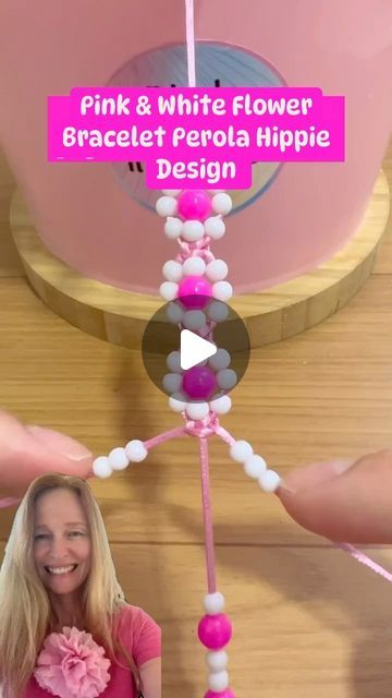 Thousands of Tips on Instagram: "Calling all boho lovers!  Get ready to rock a flower power vibe with this adorable DIY bracelet!  Imagine using soft pink thread to create a base, then weaving in tiny pink beads to form delicate flower shapes. It’s like wearing a mini garden on your wrist!  This “perola hippie” design is perfect for adding a touch of whimsy and summer style to any outfit.
Credits: @perolahippie
 #DIYHippieBracelet #PerolaHippieLove #PinkThreadVibes #BeadedFlowers #SomethingUnique #JewelryMakingFun #ExpressYourselfWithCrafts #GetCreativeWithMe #MakeItYourself #BohoChicVibes #FriendshipBraceletLove #WristCandyGoals #ShowOffYourSkills #FollowForMoreDIY #CraftyInspiration #BraceletMakingFun #ThreadAndBeads #FloralJewelry #EasyDIYProject #BudgetFriendlyAccessories #AdorableJewe Hippie Designs, Pink Thread, Flower Shapes, Wrist Candy, Hippie Bracelets, July 11, Pink Beads, Floral Jewellery, Flower Bracelet