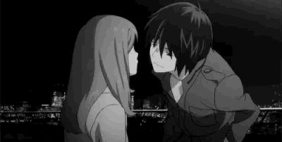 Aesthetic Kiss, Read Anime, Anime Kiss Gif, Kiss Gif, Hirunaka No Ryuusei, Blue Anime, Diabolik, Diabolik Lovers, 90s Anime