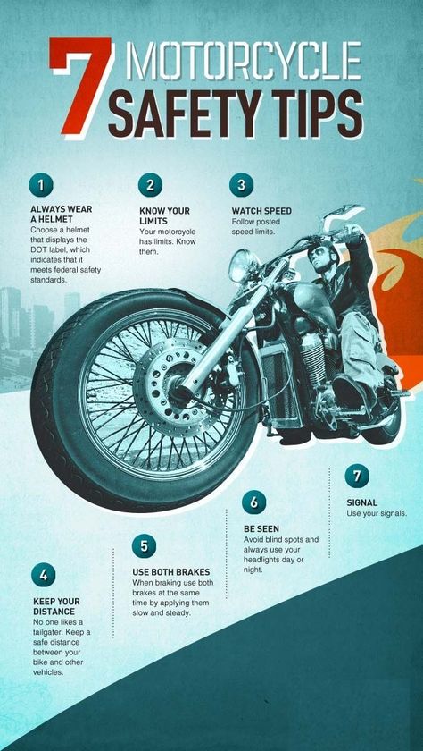 Motorcycle Safety Tips. Bike Riding Tips, Rider Quotes, Motorcycle Camping Gear, Safety Poster, Riding Tips, Motorcycle Tips, Motorcycle Safety, Safety Awareness, Farmers Insurance