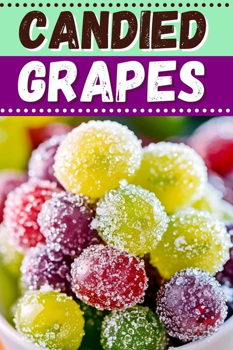 Carmel Grape Bites, Grape Dessert Recipes, Grape Appetizers, Easter Apps, Grape Snacks, Candied Grapes Recipe, Grape Dessert, Candied Grapes, Boudin Balls