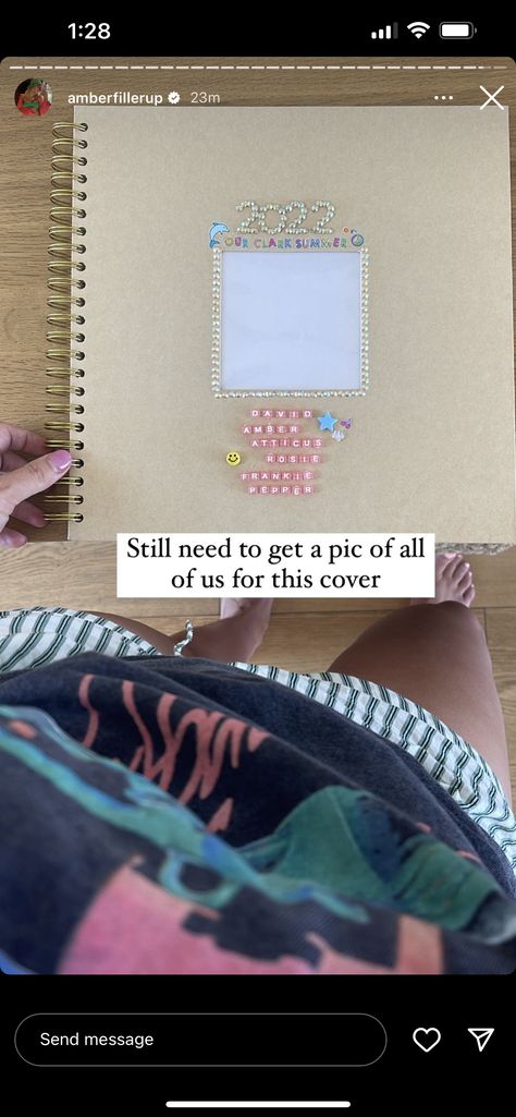 Amber Fillerup Scrapbook, Cute Scrapbooks, Amber Fillerup Clark, Scrapbook Cover, Amber Fillerup, Photo Album Scrapbooking, Senior Year, Book Pages, Scrapbook Pages