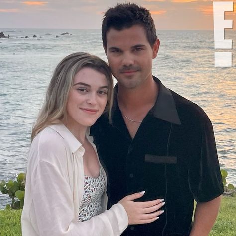 Taylor And Taylor Lautner, Taylor Dome, Mexican Honeymoon, Taylor And Taylor, Seaside Dinner, Cute Snaps, Tropical Honeymoon, Couples Book, Long Sundress