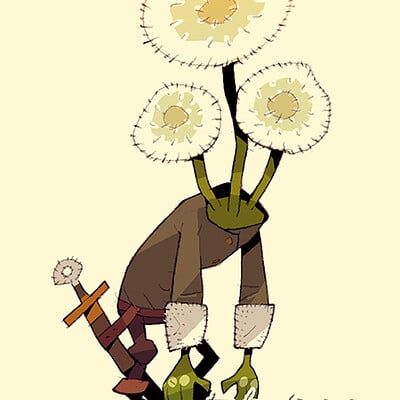 ArtStation - Satoshi Matsuura Satoshi Matsuura, Plant Zombie, Cartoon Style Drawing, Poetry Art, Surrealism Painting, Weird Creatures, Monster Design, Creature Design, Character Drawing