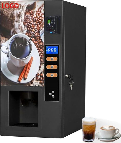 ☕Automatic Cup Drop System and Drink Offerings: DIOSTA automatic coffee naker machine has a cup dispenser, automatically providing cups for customers. And this coffee vending machine Coffee Maker can offer three types of hot drinks, providing variety for customers. ☕Ingredient Canister Capacity and Water Supply: The ingredient canisters in this coffee maker have a capacity of 2.5 liters each. There are three ingredient canisters available, allowing for more drink options. Chocolate Milk Powder, Coffee Dispenser, Cup Dispenser, Coffee Vending Machines, Coffee Maker Machine, Coin Operated, Flavored Milk, Flavored Drinks, Drink Dispenser