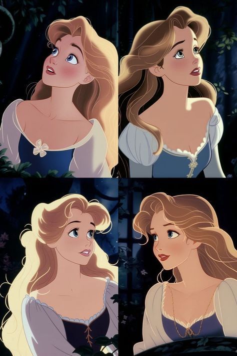 Disney Princess Style Drawing, Disney Fantasy Art, Old Disney Character Design, Movie Poster Drawing Reference, Disney Princess Oc Art, Disney References Drawing, Disney Inspired Drawings, Disney Princess Character Design, Belle Fanart Disney