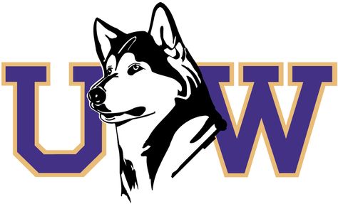 old UW logo Uw Huskies Wallpaper, College Sweatshirt Outfit, University Of Washington Logo, Vintage College Mascot Logo, Budda Baker, Washington Huskies Logo, Husky Logo, Uw Huskies, Apple Cup