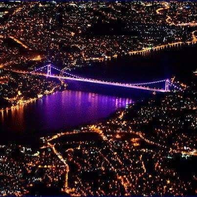 Google+ Istanbul Night, Istanbul Tours, Bosphorus Bridge, Lights At Night, City Lights At Night, Night Night, Night City, Bright Lights, Istanbul Turkey