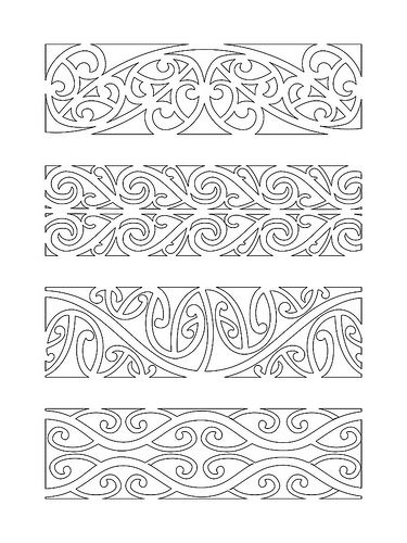 Maori Pattern                                                                                                                                                      More Maori Symbols, Traditional Ideas, Maori Tattoos, Maori Patterns, Polynesian Art, Maori Tattoo Designs, Marquesan Tattoos, Maori Designs, Māori Culture