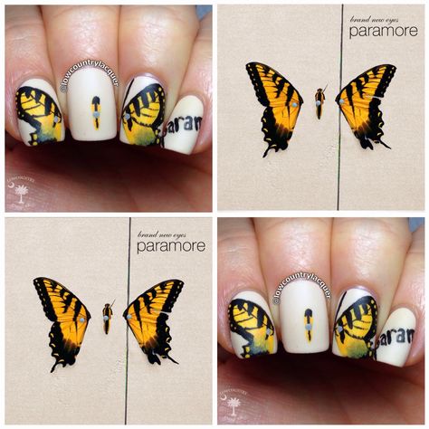 Music Monday: Paramore "Brand New Eyes" Album Art | Lowcountry Lacquer Paramore Nails, Music Monday, Long Painting, Paramore, Love Nails, Album Art, The Worst, Beauty Nails, Concert Outfit