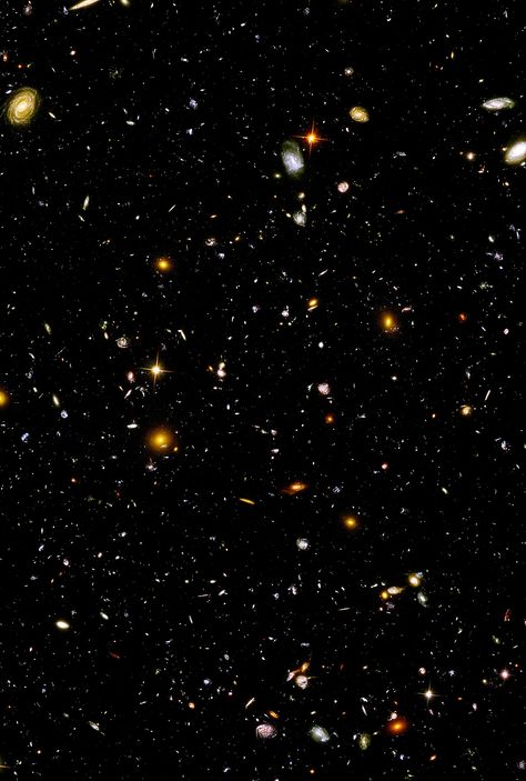 Field Iphone Wallpaper, Wallpaper Astronomy, Hubble Deep Field, Hubble Ultra Deep Field, Field Wallpaper, Pixel Image, Spiral Shape, Space Photos, Deep Space