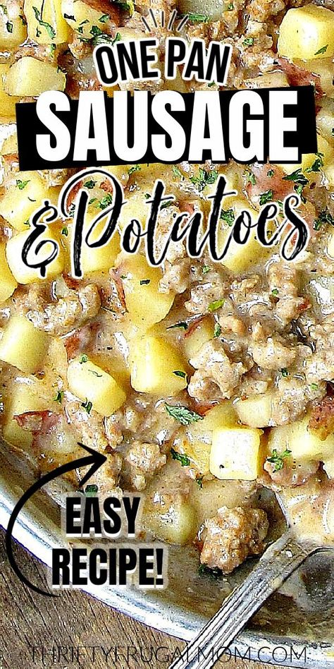 Crock Pot Meals With Ground Sausage, Eskridge Sausage Recipes, Meals With Sausage Patties, Ground Italian Sausage Recipes For Dinner One Pot, Ital Sausage Recipe, Recipes Made With Sausage, Sausage Rounds Recipe, One Pot Ground Sausage Meals, Meals To Make With Ground Sausage