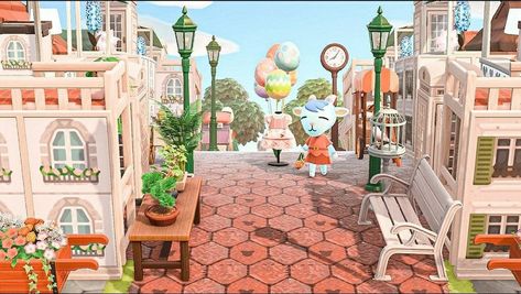 Dreams must come true at ACNH Disneyland! Here's a view of Main Street created by acnh_disneyland from Instagram. #animalcrossingnewhorizons #acnh #animalcrossing #disney #disneyland Acnh Disneyland, Storefront Ideas, Main Street Disney, Animation Character Drawings, Disneyland Main Street, Frame By Frame Animation, Animal Crossing Villagers, Alien Concept Art, Types Of Animals