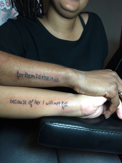 Mother & Daughter tattoos got these today!! I love my daughters I Love My Daughters, Tattoo For Daughter, Mother Daughter Tat, Mommy Daughter Tattoos, Love Tattoo, My First Love, Daughter Tattoos, I Love My Daughter, Mother Daughter Tattoos