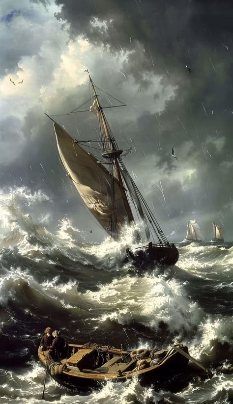 Grandes veleros | Awesome painting unknown artist .. Ghost Ship Art, Boat Painting Acrylic, Maritime Painting, Boat Drawing, Sailing Art, Maritime Art, Sailboat Art, Underwater Art, Ship Drawing