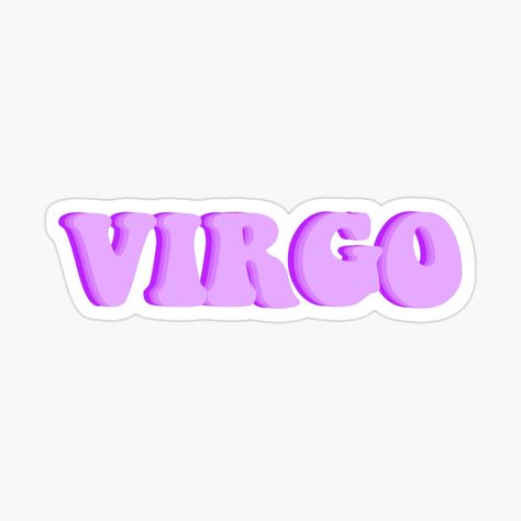 Virgo Energy, Zodiac Stickers, Virgo Art, Virgo Zodiac Sign, Live Backgrounds, Gemini And Virgo, Sign Sticker, Early 2000s Fashion, Homescreen Iphone