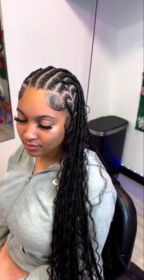 Vacation Hairstyles For Black Women, Vacation Hairstyles, Feed In Braids Hairstyles, Braided Cornrow Hairstyles, Braided Hairstyle, Box Braids Hairstyles For Black Women, Cute Braided Hairstyles, Braided Hairstyles For Teens, Braids Hairstyles Pictures