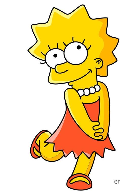 Lisa From The Simpsons, Lisa From Simpsons, Simpson Drawings, Simpson Drawing, Simpson Art, Simpson Wallpaper Iphone, Simpsons Drawings, Maggie Simpson, Simpsons Characters