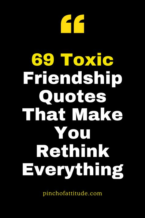 Is your friend constantly bringing you down? 🙅‍♀️ It's time to recognize when toxic friendships are taking a toll on your mental health. 🚫 Learn how to spot the red flags and set boundaries like a boss! 💪 Check out these powerful toxic friendship quotes and give yourself the reminder that your peace matters more than fake loyalty. #ToxicFriendships #ToxicFriendshipQuotes #ToxicRelationships #FriendshipBadQuotes #ToxicRelationships #ToxicRelationshipQuotes Deep Toxic Quotes, Leaving Toxic Friendships Quotes, Quotes About Bad Friends Toxic People, Healing From Toxic Friendships, Narcissistic Friendship Quotes, No Longer Friends Quotes Letting Go, Surface Level Friendships Quotes, Leaving A Toxic Friendship Quotes, Toxic Relationship Quotes Letting Go Lessons Learned