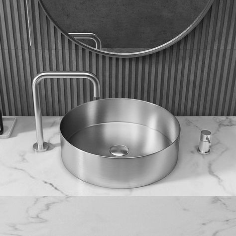 We offer the exquisite photo for E-commerce merchant #homedecor offer the free pdf catalogue for wholesale buyer Stainless Steel Wash Basin, Steel Wash Basin, Countertop Basin Bathroom, Lavatory Design, Stainless Steel Countertop, Steel Countertop, Basin Bathroom, Stainless Steel Countertops, Steel Bathroom