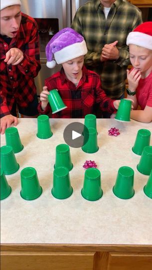 Classroom Games For Christmas Party, Christmas Bow Games For Family, Fun Christmas Games For Family Free Printable, Christmas Bow Memory Game, Christmas Bow Games For Kids, Christmas Party Prize Ideas, Christmas Flip Cup Game, Christmas Games Toddlers, Christmas Cup Games For Family