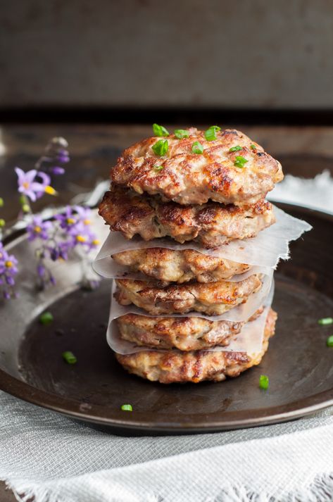 Pork Fritters - GastroSenses Pork Fritters, Meat Casseroles, Cocktail Party Food, Recipes Pork, Fritter Recipes, No Gluten, Favorite Side Dish, Foods With Gluten, Ground Meat