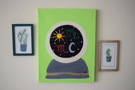 My Moon Sign, Sun Signs, Moon Astrology, Painting Home Decor, Moon Signs, Painting Home, Sun Sign, Holiday Books, Canvas Art Painting