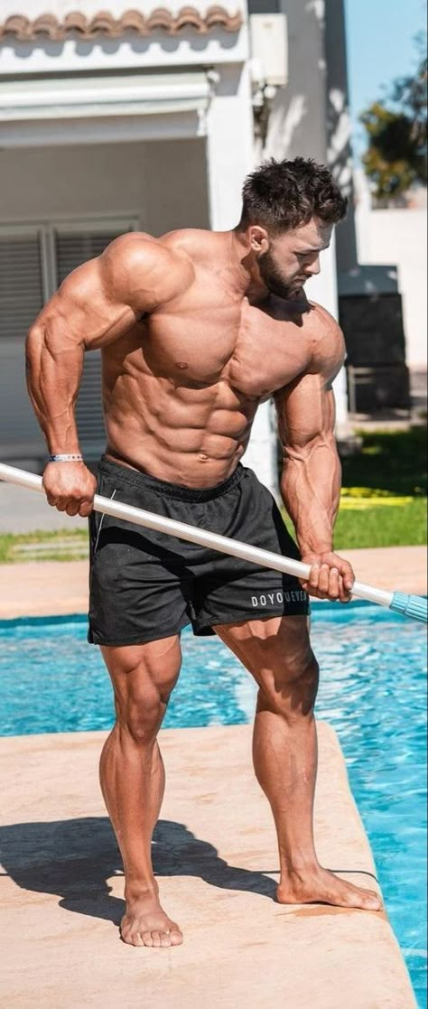 Regan Grimes Bodybuilder, Regan Grimes, 남성 근육, Male Pose Reference, Pool Boy, Hunks Men, Muscle Boy, Muscle Anatomy, Muscle Hunks