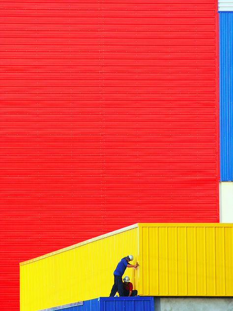 Rope Walker, Color Moodboard, Color Aesthetic, Colour Wheel, Primary Colours, Minimal Photography, Minimalist Photography, Blue Box, Colour Board