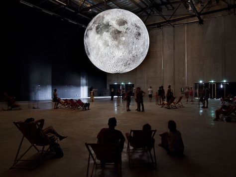 Moon Installation, Pictures Of The Moon, Projection Installation, Museum Exhibition Design, Moon Princess, Apollo 11, Art Installation, Museum Exhibition, British Art