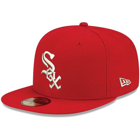 Highlight your loyalty to the Chicago White Sox by grabbing this Logo 59FIFTY fitted hat from New Era. It features a unique color design with bold Chicago White Sox graphics embroidered on the crown. This cap will be the perfect addition to any ensemble.Highlight your loyalty to the Chicago White Sox by grabbing this Logo 59FIFTY fitted hat from New Era. It features a unique color design with bold Chicago White Sox graphics embroidered on the crown. This cap will be the perfect addition to any e Sox Hat, Chicago Shopping, Base Ball, New Era 59fifty, White Sock, Fitted Hat, Chicago White Sox, Ball Cap, Fitted Hats