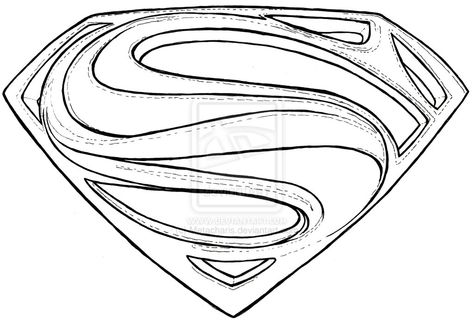 New Man Of Steel Logo Man Of Steel Logo, Predator Tattoo, Superman Tattoos, Logo Superman, Lucky Tattoo, Superman Pictures, Superman Symbol, Gamer Tattoos, Superman Wallpaper