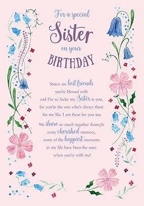 Messages For Sister, Long Birthday Wishes, Spiritual Birthday Wishes, Happy Birthday Wishes For Sister, Birthday Greetings For Sister, Happy Birthday Wishes Sister, Happy Birthday Sister Quotes, Birthday Grandma, Unique Birthday Wishes