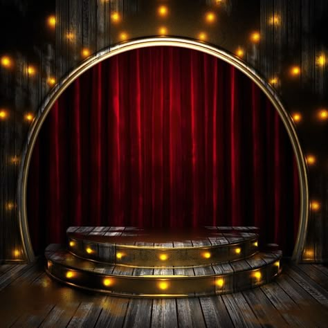 Stairs Background, Stage Curtains, Dark Circus, Set Design Theatre, Hal Decor, Montage Photo, Red Curtains, Theatre Set, Vintage Circus