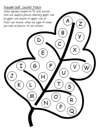 ABC Sticker Leaves – sharpening the hearts and minds of children Tree Lessons For Preschool, Leaves Worksheets For Preschool, Leaf Theme Preschool Activities, Tree Preschool Activities, Preschool Leaves, Abc Bingo, Teaching Abcs, Fall Classroom Ideas, Preschool Spanish