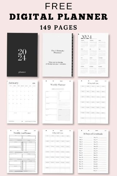 Unlock the power of organization with our FREE digital planner! 🗓️ This isn't just any planner; it's your new aesthetic and personal assistant for 2024. 🌟 Get your ideas flowing and your schedules in check with our beautifully designed calendar and weekly planner templates. Perfect for GoodNotes and Notability. So whether you're planning your day, your week, or your entire month, do it in style . Free digital download available now. Start planning the year ahead with clarity elegance! ✨ Business Planner Printables, Free Digital Planner, Free Planner Templates, Study Planner Printable, To Do Planner, Planner Writing, Monthly Planner Template, Budget Planner Template, Ultimate Planner