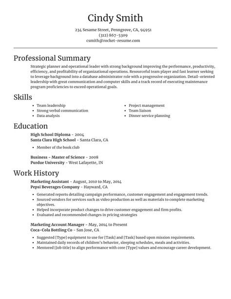 Chef Resume, Resume Generator, Free Resume Builder, Job Resume Samples, Team Leadership, Resume Help, Resume Builder, Computer Skills, Job Resume