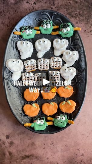 7.4K views · 84 reactions | HALLOWEEN PRETZELS 4 WAYS👻🎃

Welcome to episode 34 of @melissas_healthykitchen spooky eats series. Today it’s a sweet and salty treat, Halloween pretzels made 4 festive ways!

Save this post for later and follow along for more spooky eats!

Ghost pretzels: Dip gluten free pretzels or regular pretzels in melted white chocolate. Add to parchment paper, and spread the excess white chocolate along bottom to form ghost, and add two candy eyes.

Mummy pretzels: drizzle white chocolate all over pretzels, add two candy eyes

Pumpkin pretzels: dip gluten free pretzels or regular pretzels in melted white chocolate chips with dye free orange food coloring, and place on parchment paper. Add a mini chocolate chip to center for stem and drizzle melted white chocolate with d Pretzels Dip, Mummy Pretzels, Ghost Pretzels, Eyes Pumpkin, Pumpkin Pretzels, Halloween Pretzels, Melted White Chocolate, Orange Food, Candy Eyes