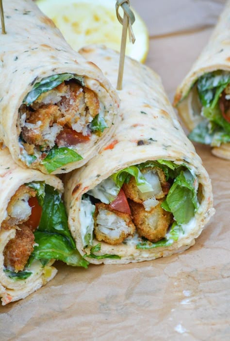 Fish Stick Wraps, Fish Finger Wrap, Healthy Fish Sticks Recipes, Fish Stick Sandwich, Fish Wraps Tortillas, Fish Stick Dinner Ideas Meals, Fish Wraps Recipe, Fish Fingers Ideas, Fish Sticks Dinner Sides