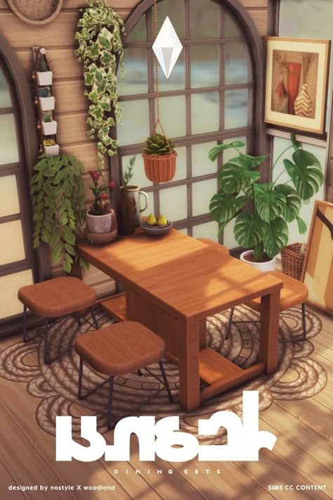 𝐀 𝐧 𝐬 𝐞 𝐥 𝐃 𝐢 𝐧 𝐢 𝐧 𝐠 𝐒 𝐞 𝐭 𝐬 | Patreon Sims Furniture Sets, Sims 4 Cc Maxis Match Decorations, Sims 4 Maxis Match Paintings, The Sims 4 Mods Objects, Thumbnail Overlay, Sims4 Build, Living Room Sims 4, Sims 4 Cc Furniture Living Rooms, Sims Furniture